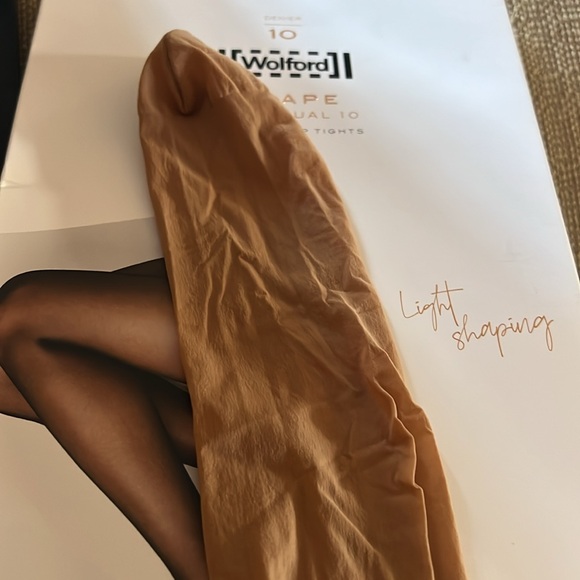 Wolford Shape Individual 10 Control Top Tights Size Small New - Picture 6 of 6
